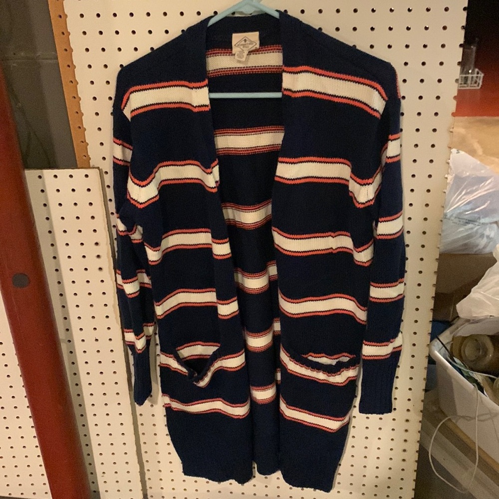 Stripped Cardigan